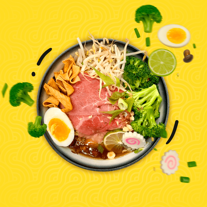 Ramen bœuf saignant