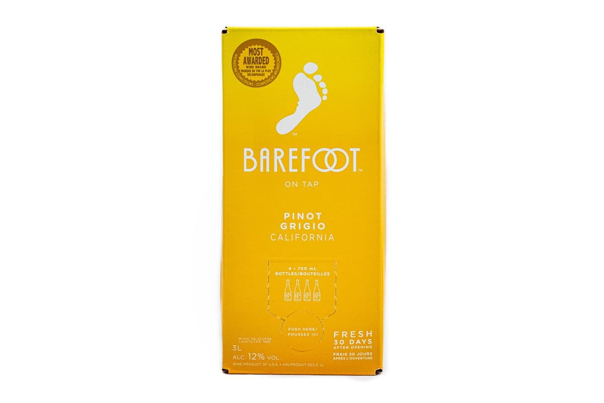 Barefoot Pinot Grigio (1 x 3 L)