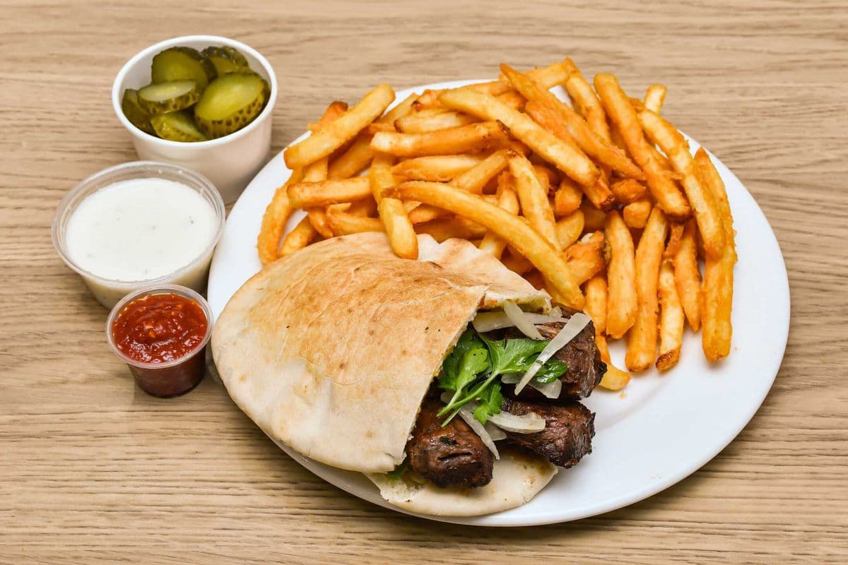Beef Pita Sandwich Combo