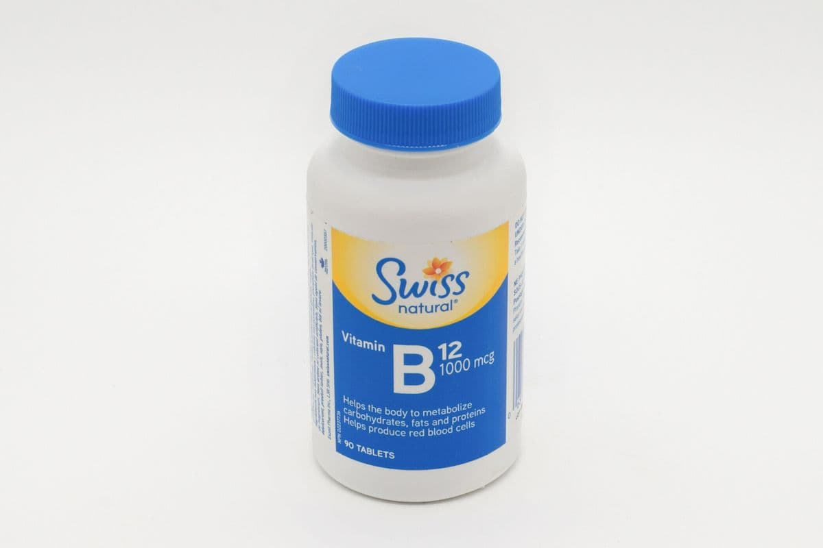 Swiss natural vitamin B12 1000mcg (90 tablets )