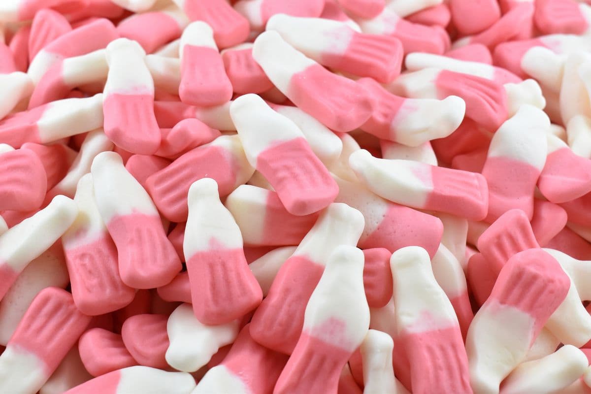 Bouteilles au fraises (125 g)