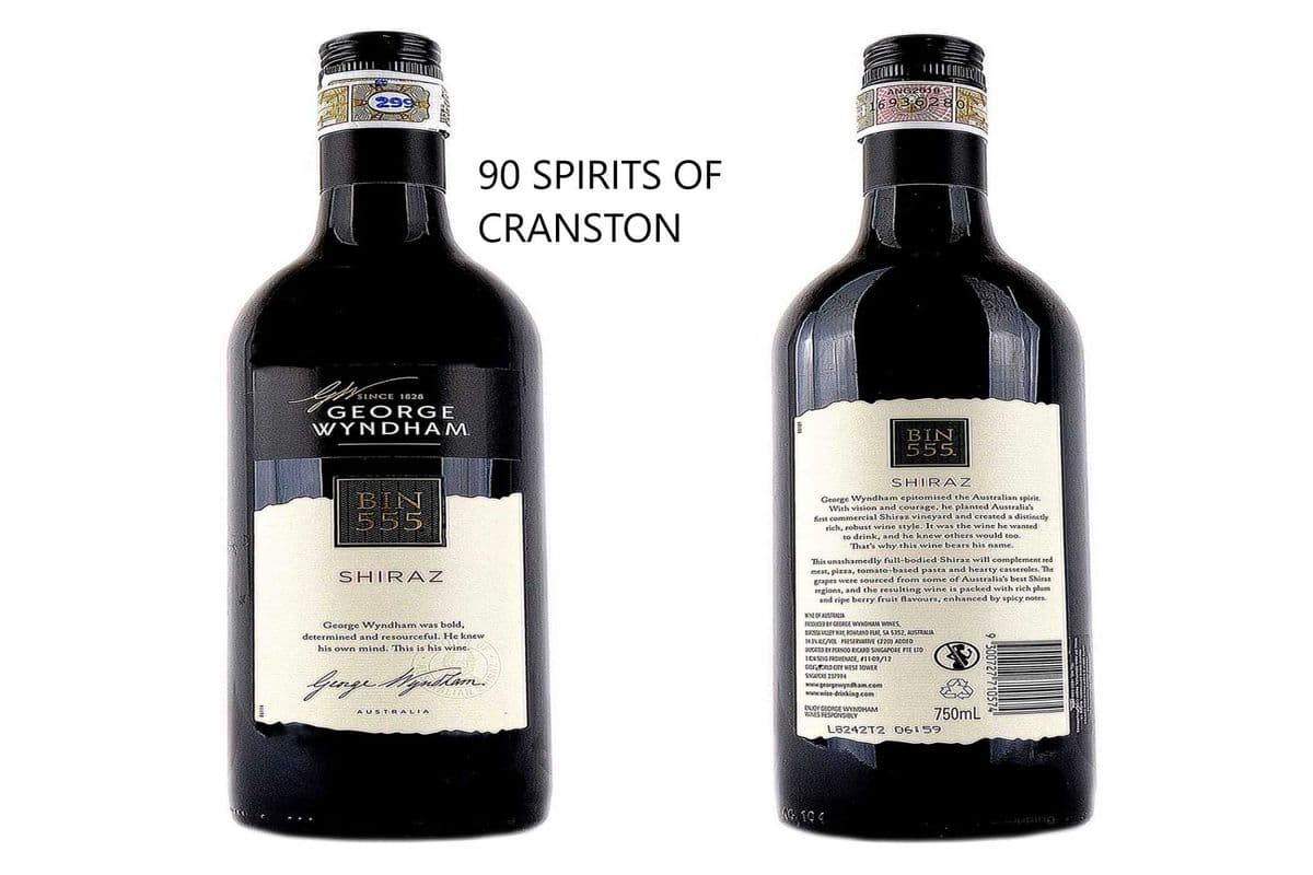 WYNDHAM ESTATE BIN 555 SHIRAZ 750ML (1 x 750ML)