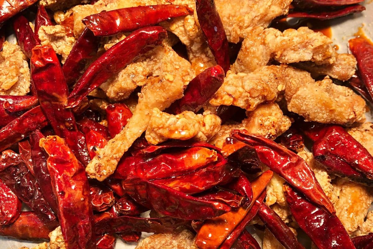 28 Sichuan Style Chicken