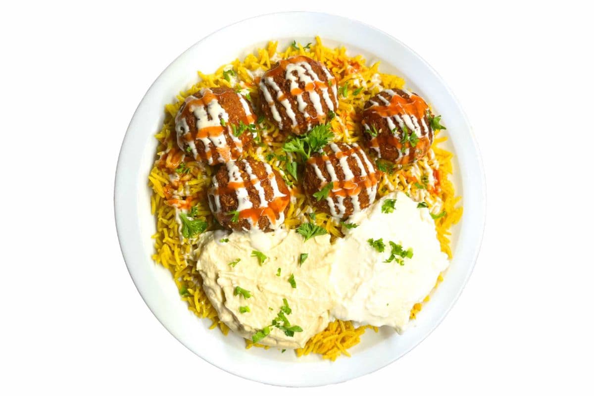 Falafel on the Rice/on the salad
