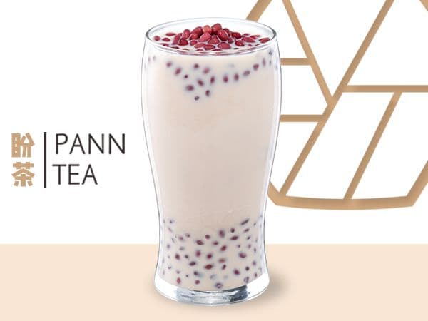 Green Milk Tea with Brulee & Red Beans / 红豆布蕾奶绿Green Milk Tea with Brulee & Red Beans