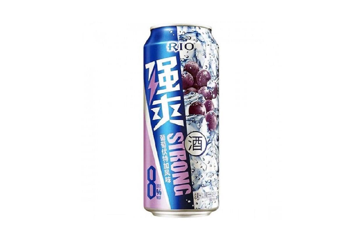 RIO Strong Grape Vodka Cocktail (330 ml Can) (1 x 330 ml)