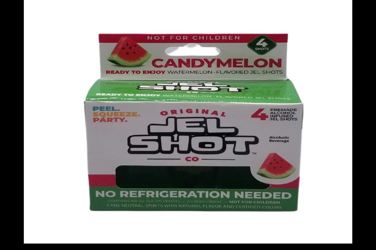 JEL SHOTS-CANDYMELON 4-PACK 25ML (1 x 4*25ML)