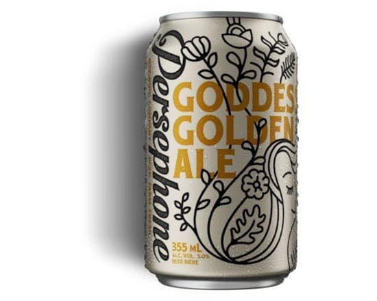 Persephone Brewing Goddess Golden Ale, 355 ml