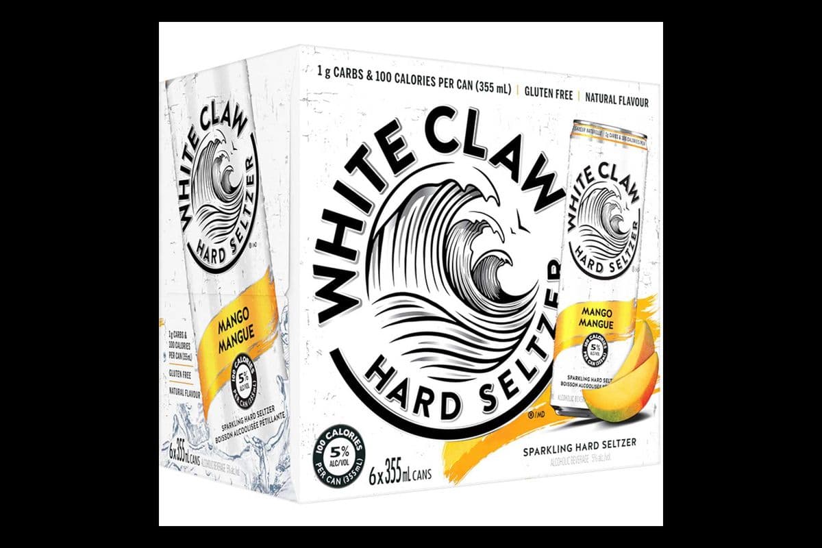 WHITE CLAW SELTZER MANGO (6 x 355ML CANS) (6 x 6*355ML)
