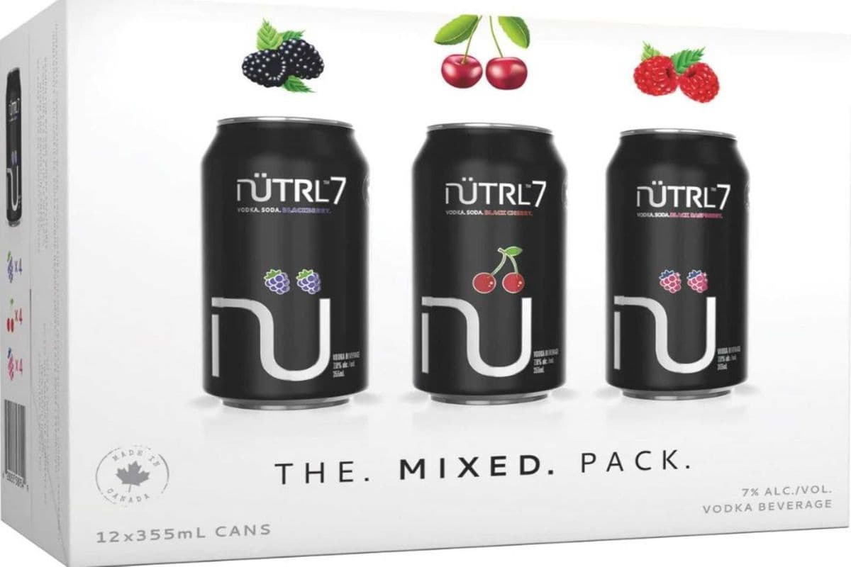 Nutrl7 Vodka Soda Mixed Pack (12 x 355 ml)