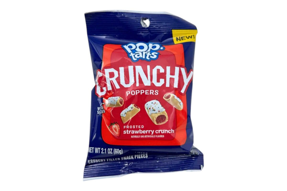 Pop Tarts Crunchy Poppers Frosted Strawberry (60gm) (230 Cal)