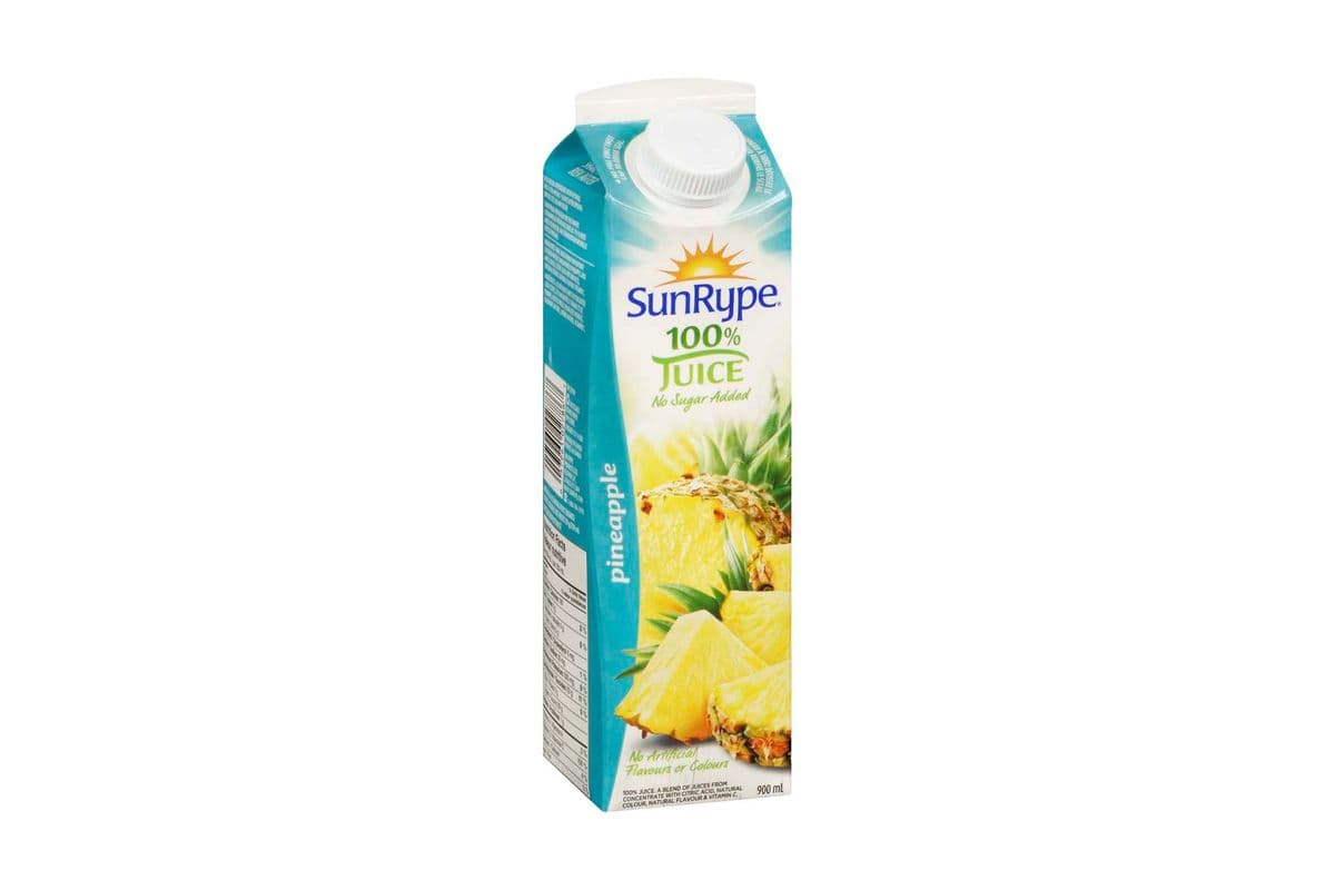 125900. Sunrype Pineapple Juice (900 ml)