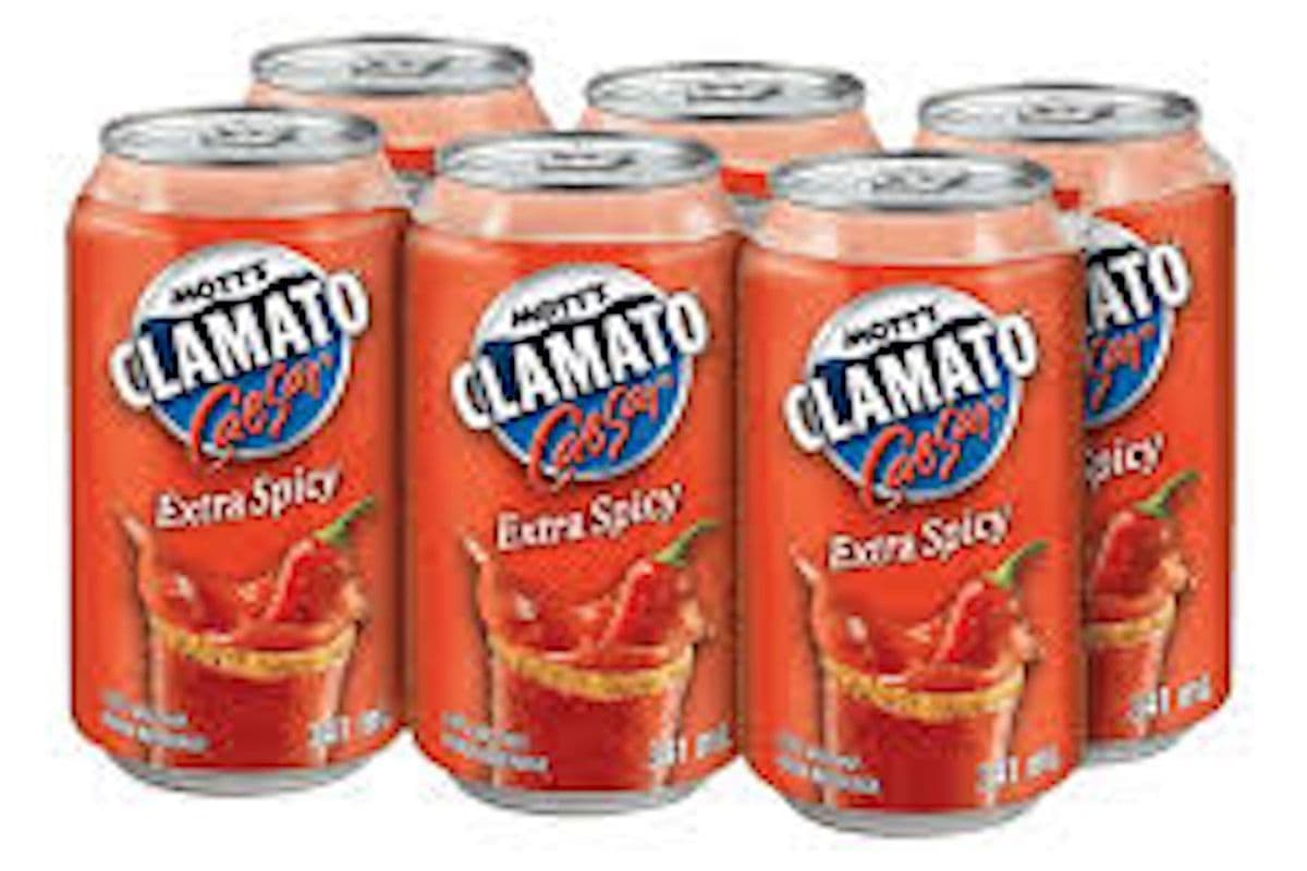 Mott's Clamato Caesar Extra Spicy ( 6Cans) (6 x 355ML)