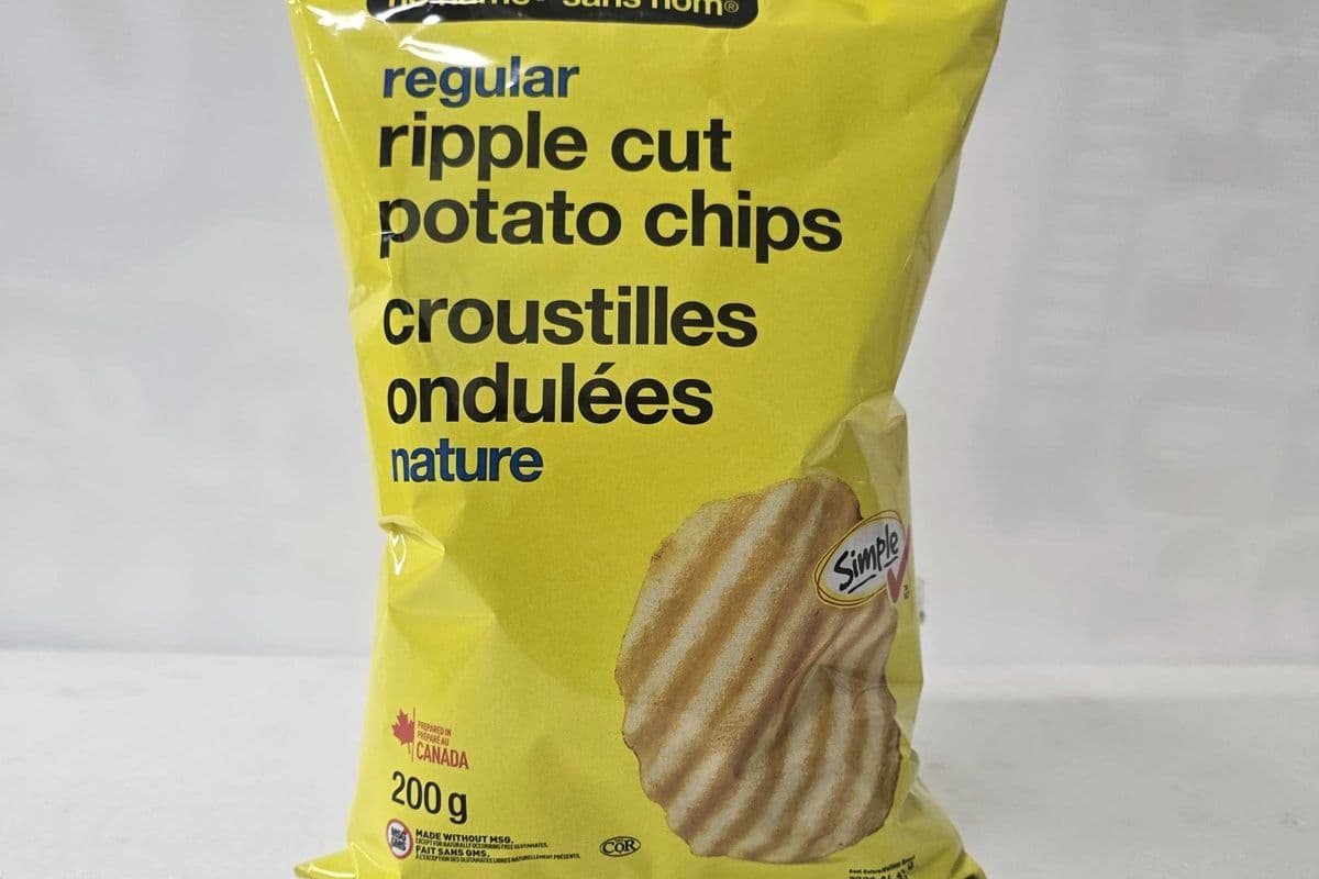 No name regular ripple cut potato chips 200g (200g)