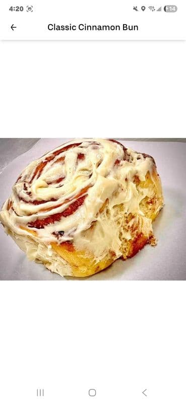 One Bun Classic Cinnamon Bun