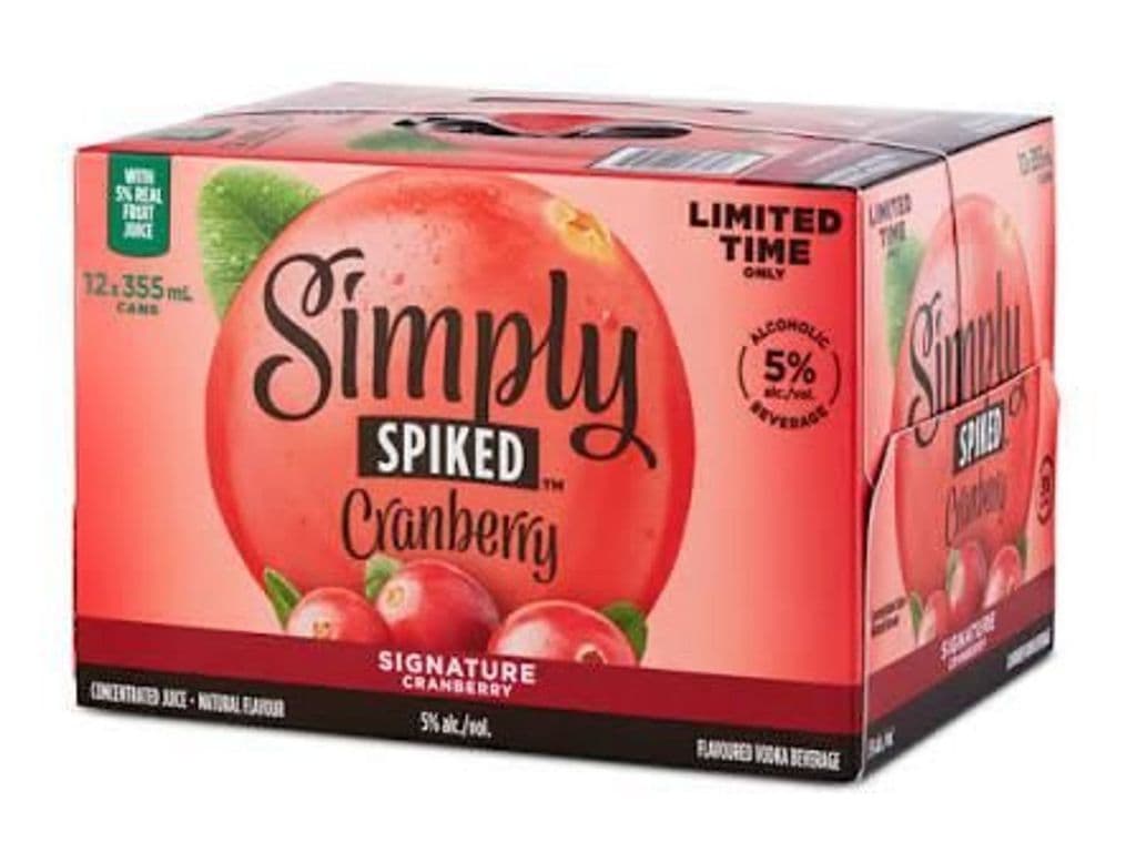 SIMPLY CRANBERRY, 12 x 355ml