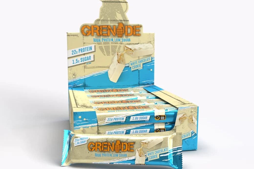 Grenade White Chocolate Cookie Protein Bar (60 g)
