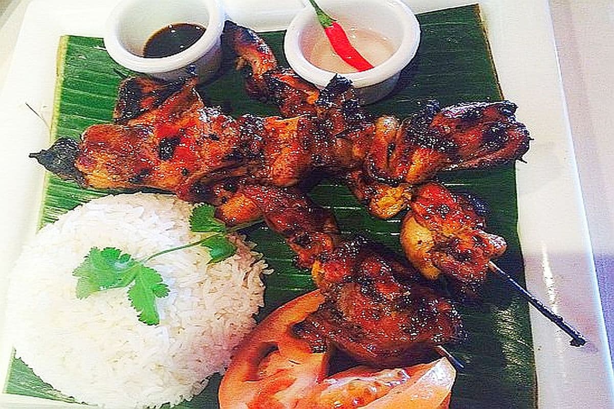 Binalot BBQ Pork with Rice