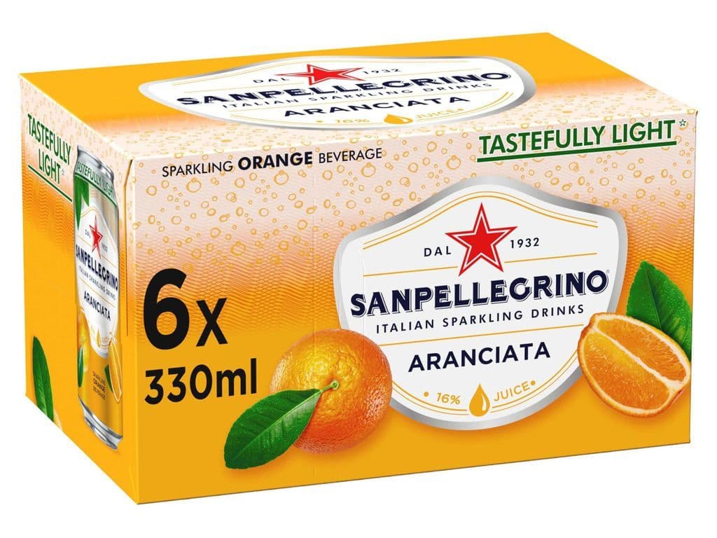 S.PELLEGRINO SPARKLING ORANGE 6X330ML
