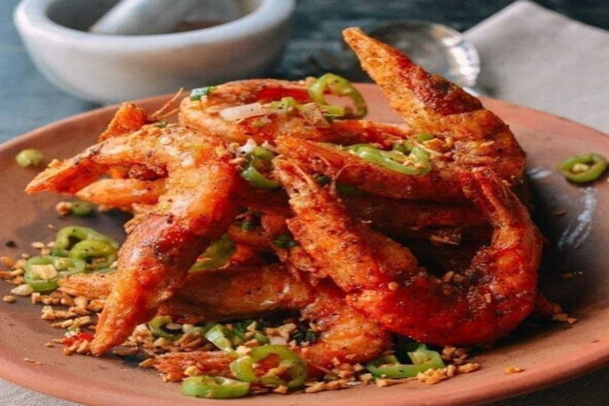 76. Salt and Pepper Jumbo Shrimps