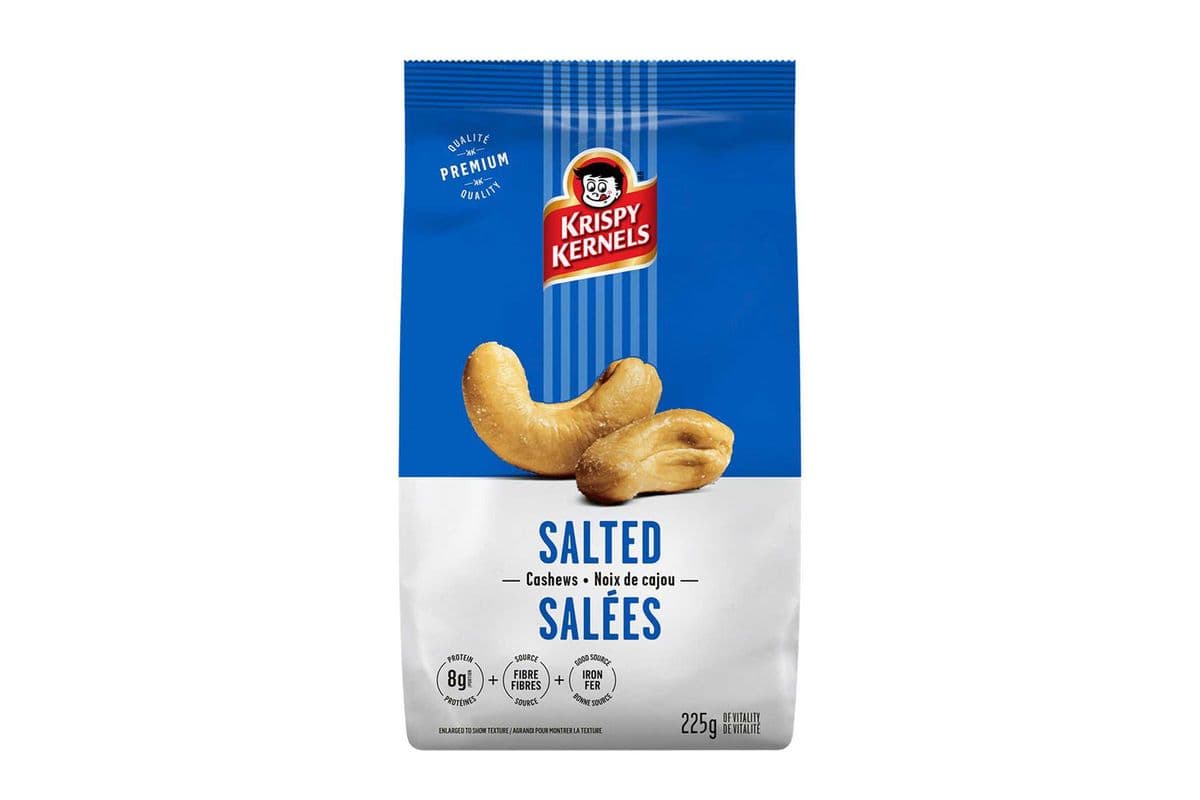 Krispy Kernels Salted Cashews 225g