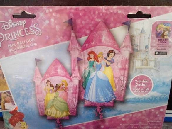 26x35" Super shape Foil balloon - Disney princess