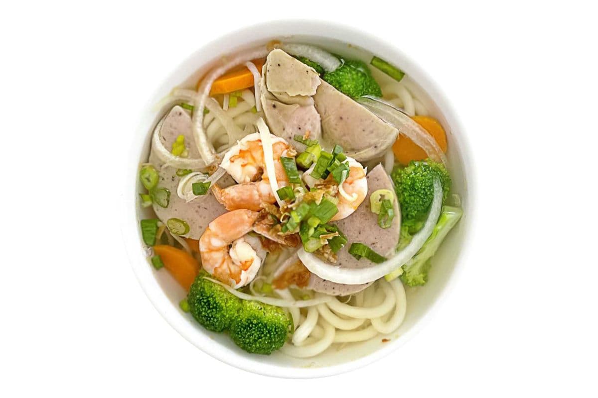 23. Vietnamese Ham and Shrimp Udon Noodle Soup
