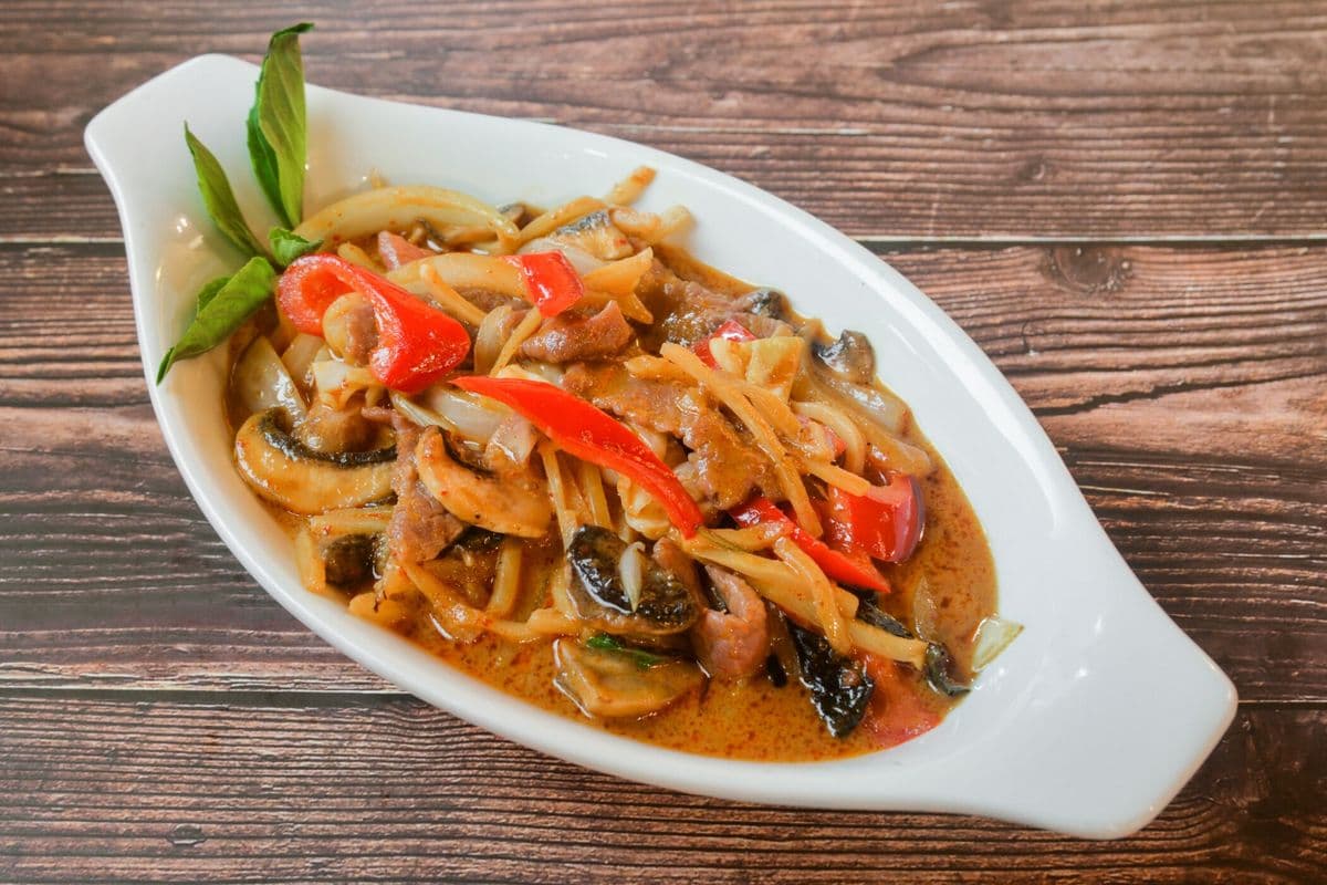 38. Pad Phed Red Curry Stir Fry