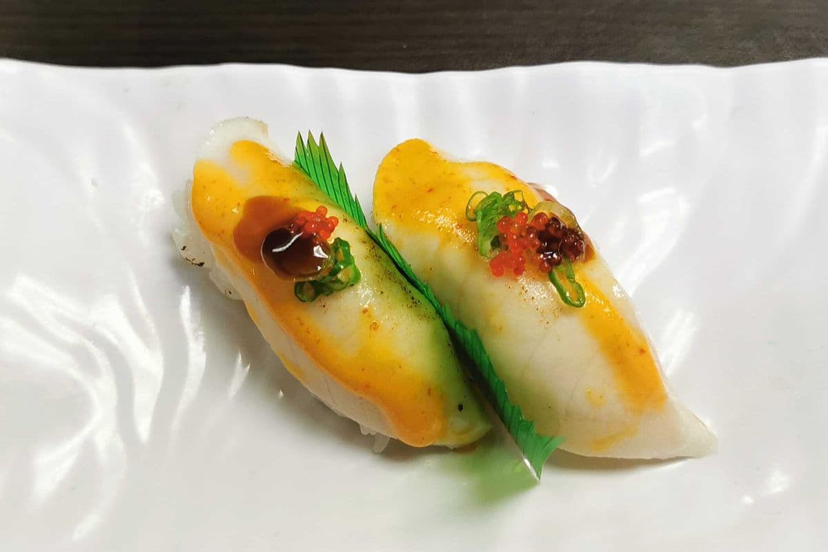 Torched Butterfish Sushi