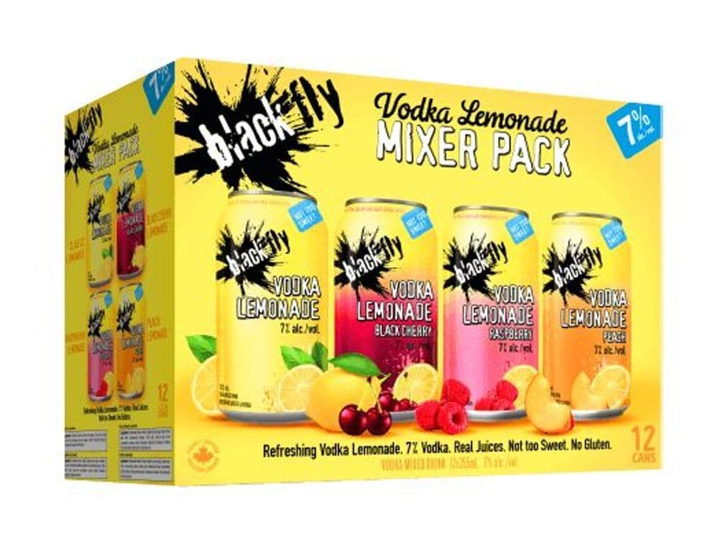 Black Fly Vodka Lemonade Mixer 12x355ml