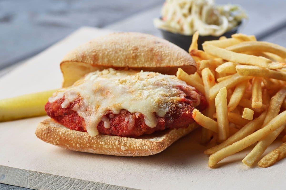 Crispy Chicken Parmesan Sandwich