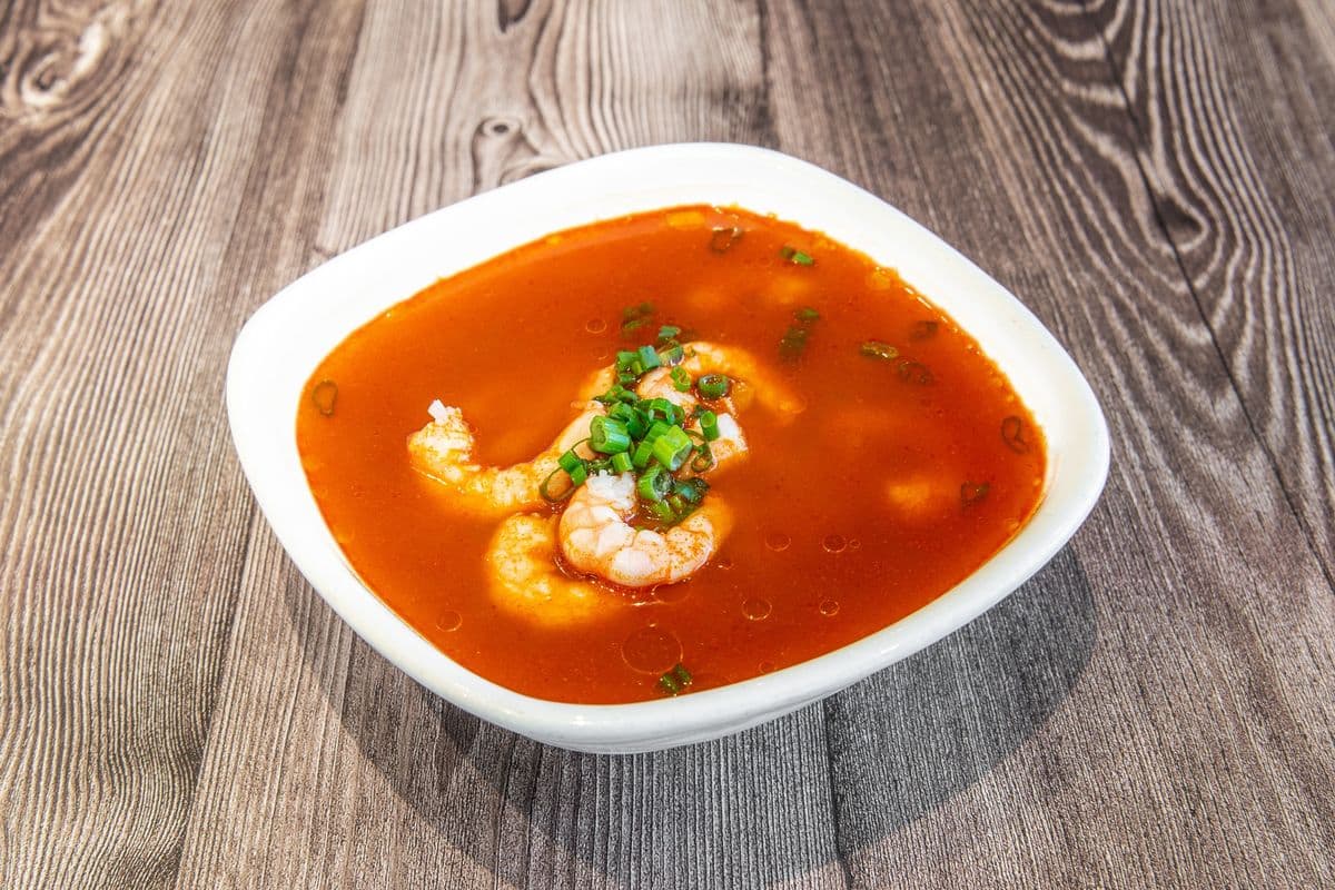 209 - Tom Yum Shrimp Vermicelli (冬阴功汤虾檬） - Bun Canh Thai Tom
