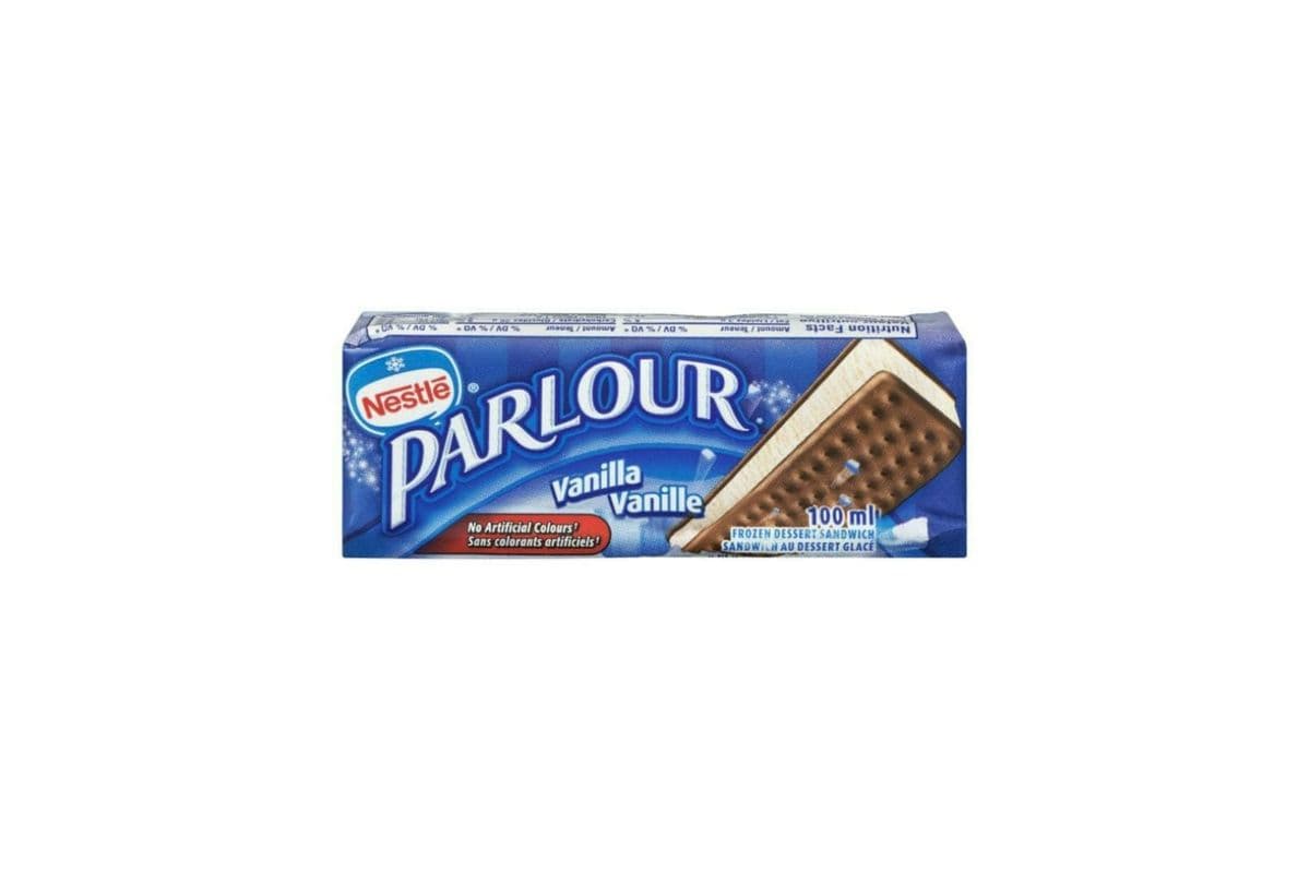 Nestle Parlour Vanilla Sandwich Ice Cream