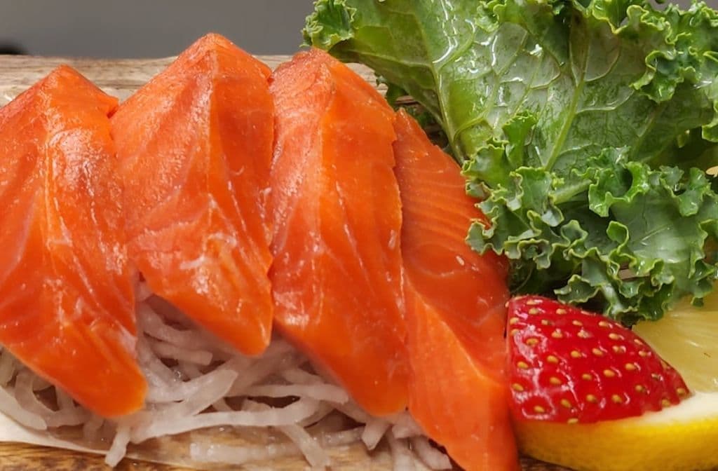 Wild Sockeye Salmon Sashimi