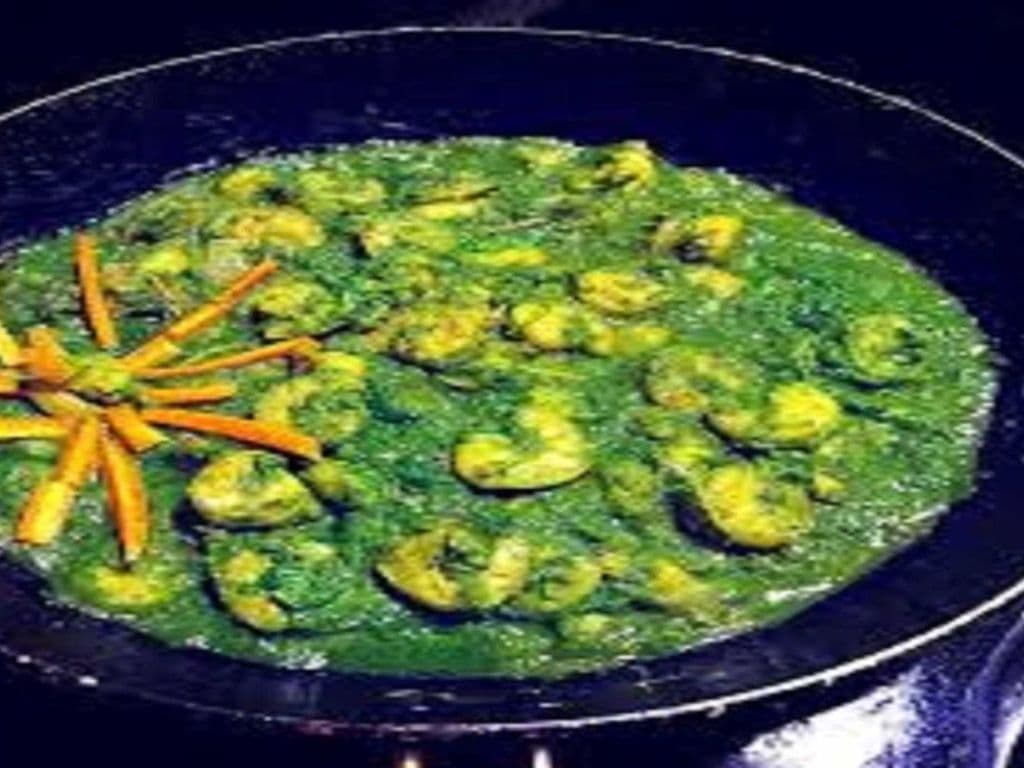 Palak Shrimp