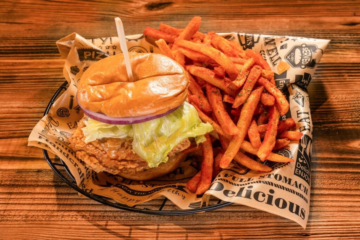 Original Burger with Sprinkle Fries