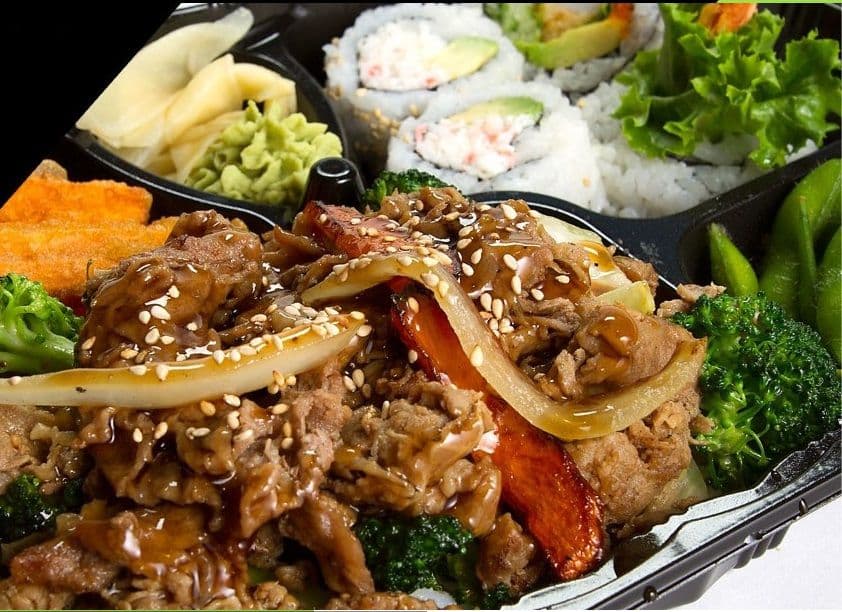 Salmon Bento Box