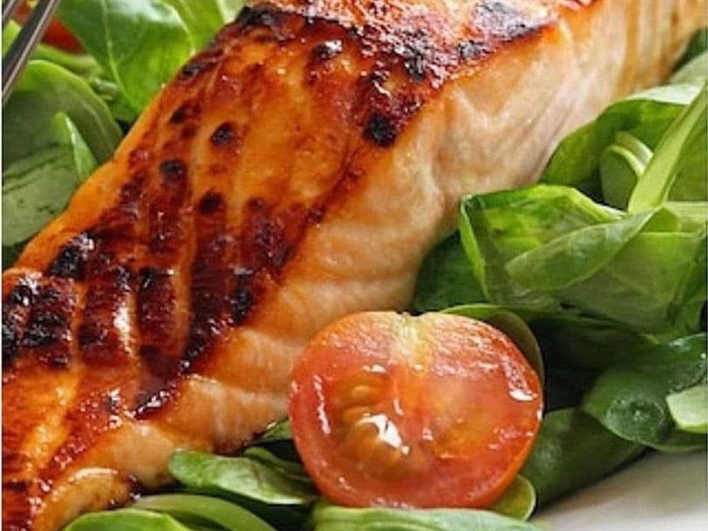 Grilled Pink Salmon Dinner