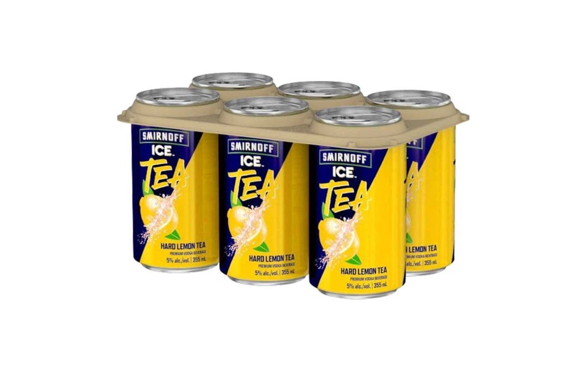 Smirnoff Ice Lemon Tea (6 x 355 ml cans)