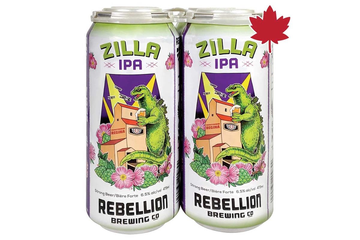 Rebellion Zilla IPA (4 x 473 ml)