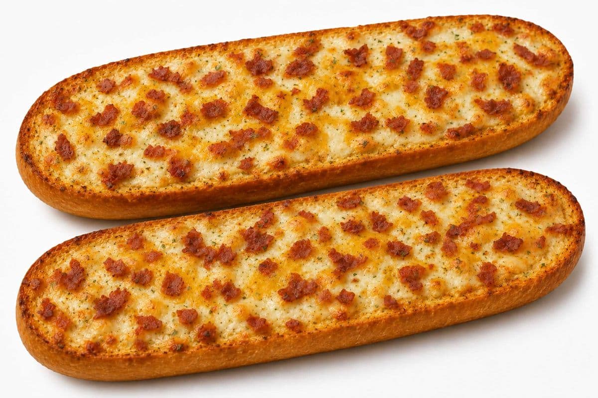 Garlic Bread + Bacon Crumble