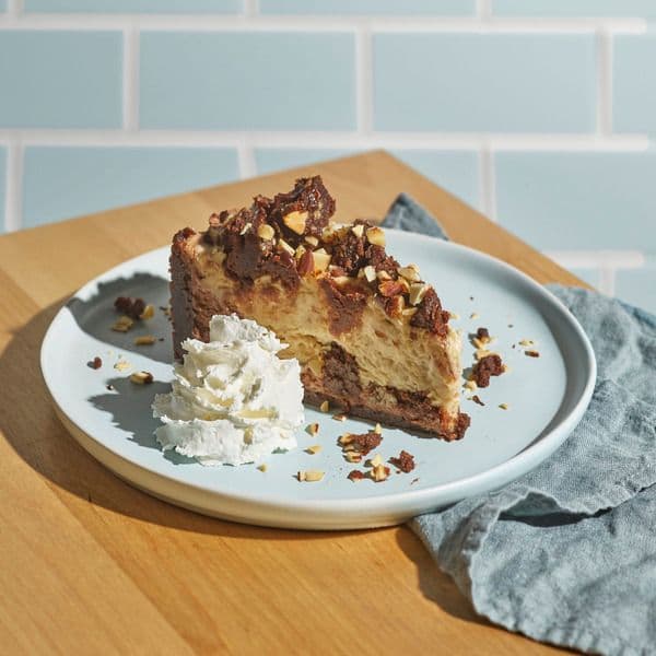 Peanut Butter & Fudge Brownie Cheesecake