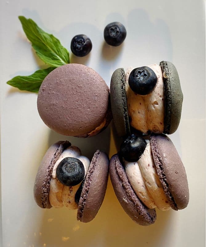 Blueberry Macaron