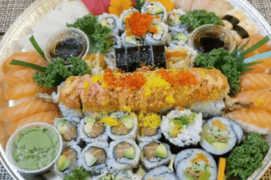 215. Sushi and Maki D Combo Platter (86 pcs)