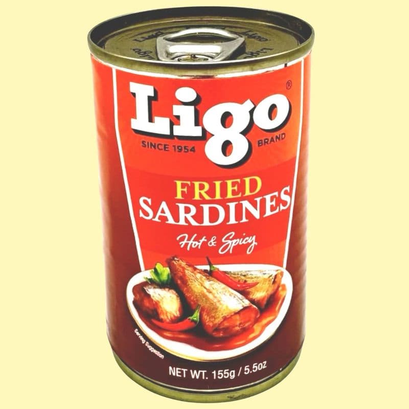 Hot & Spicy Fried Sardines, 155g - Ligo
