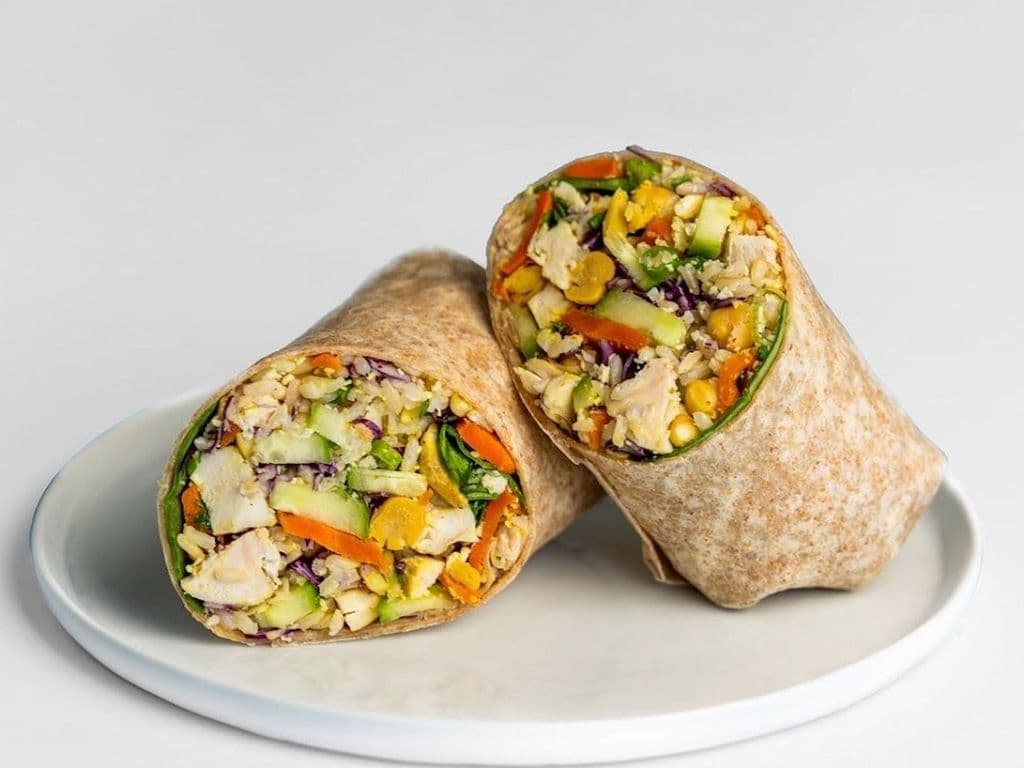 Golden Curry Wrap