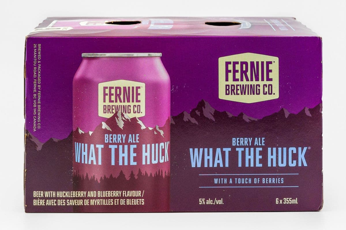 Fernie Brewing What the Huck Hucklberry Ale (6 Pack) (1 x 6x355ml)