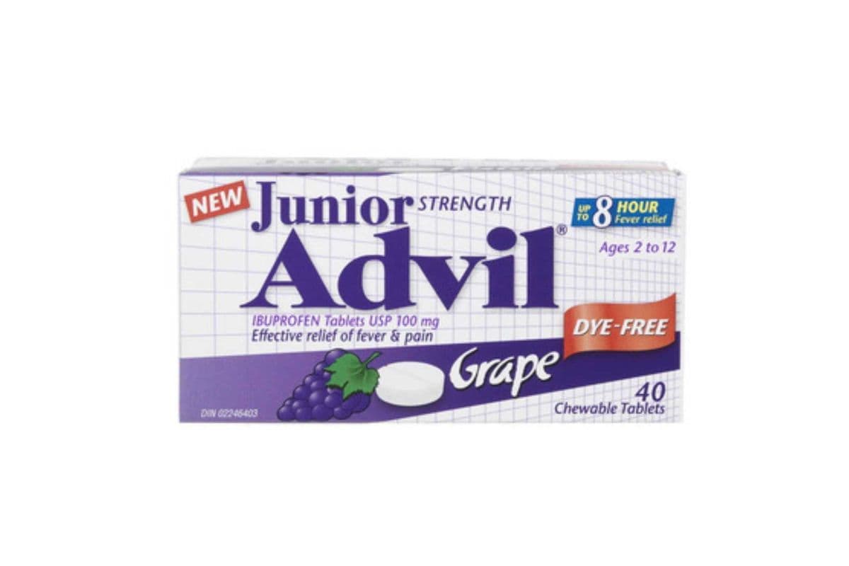 Advil Junior Pain Reliever and Fever Reducer Chewables (40 tabs)
