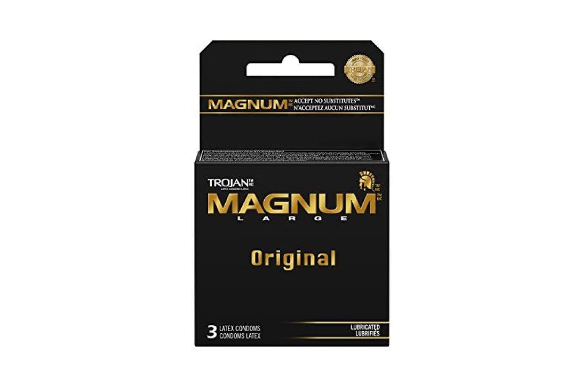 Trojan Magnum Large Lubricated Latex Condoms (3 pk)