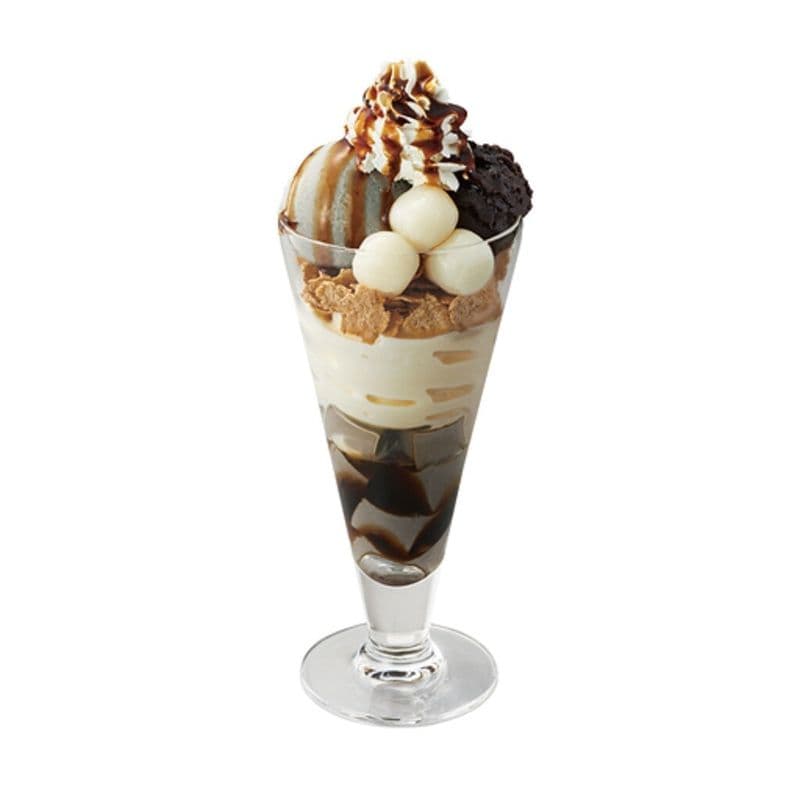 Black Sesame Shiratama Parfait